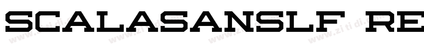 SCALASANSLF REGULAR字体转换 SCALASANSLF REGULAR字体转换